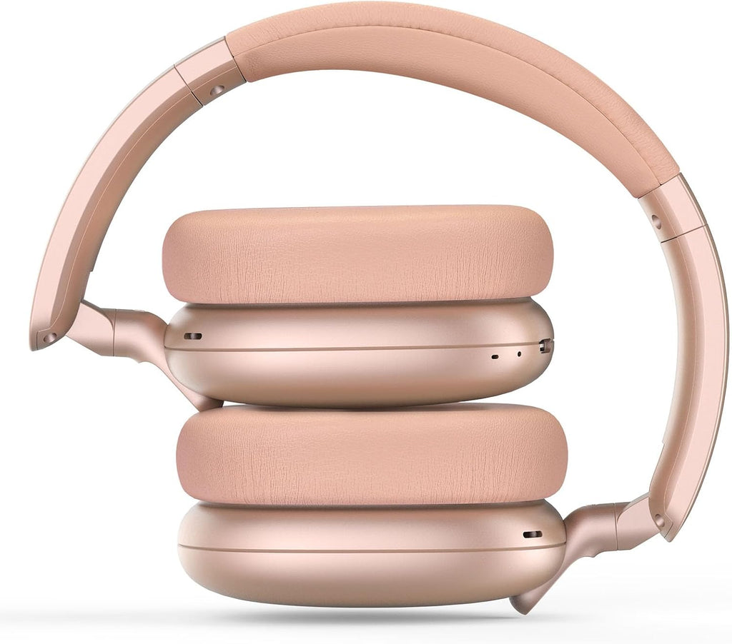 C6 Active Noise Cancelling Headphones, Wireless Over Ear Bluetooth Headphones, 60H Playtime, Lightweight Folding Deep
