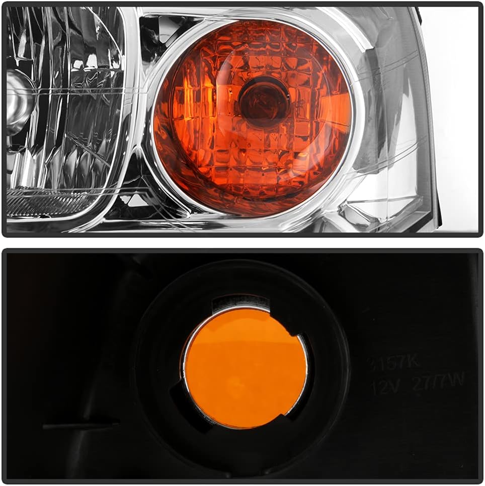 Compatible with 2006-2007 Saturn Vue Headlights Headlamps Replacement 06-07 Driver & Passenger Driver + Passenger Side
