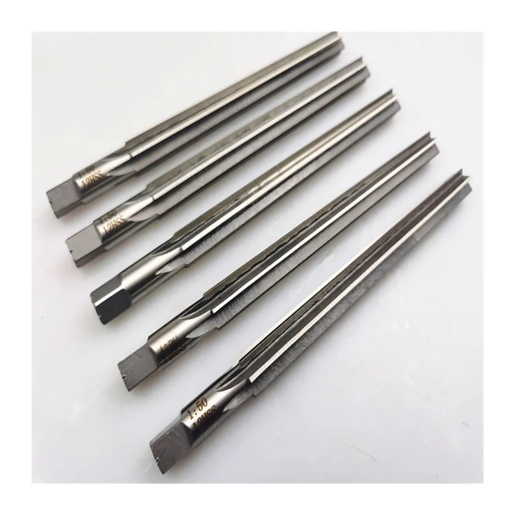 AGJPXFR HSS 1:50 Taper Machine Reamer 3-16mm, Manual Reamer Milling Cutter for Machine Tool Chuck Hole Expansion and Precision Cutting(3mm)
