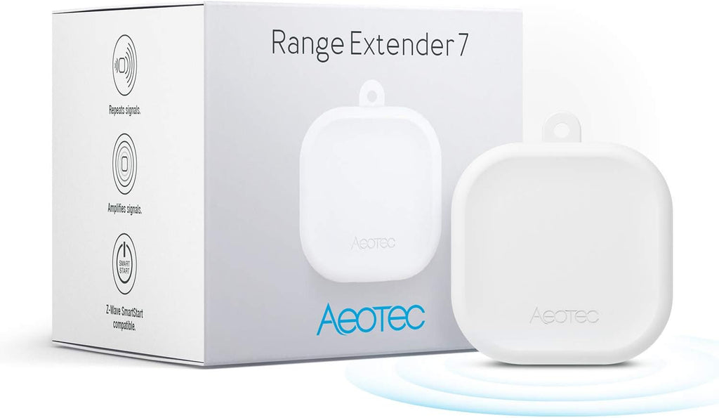 Z-Wave Hub Range Extender - Aeotec Range Extender 7 - Improves Performance and Range of Your Z-Wave Hub