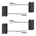 Carbon Brush Set compatible with Bosch 1380 GWS 7-115 Angle Grinder, Die Grinder, Palm Grip Sander, Part Number 1619P02870 P02 870 S16G, 4 Pack