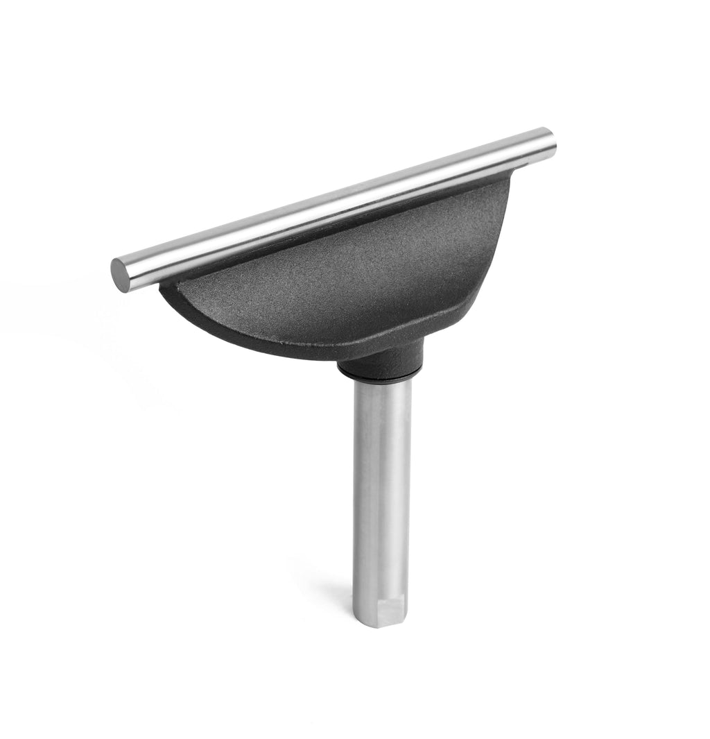 BMWOOD 6" Tool Rest with 5/8" (16mm) Diameter 82mm Length Post, Woodlathe Heavy Duty Round Bar Straight Tool Rest.