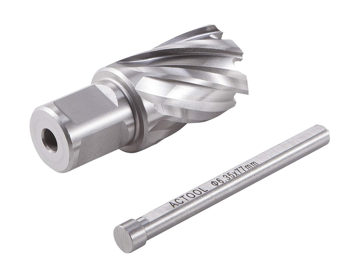 1" Diameter × 1" Depth of Cut HSS ANNULAR Cutter with 3/4'' Weldon Shank