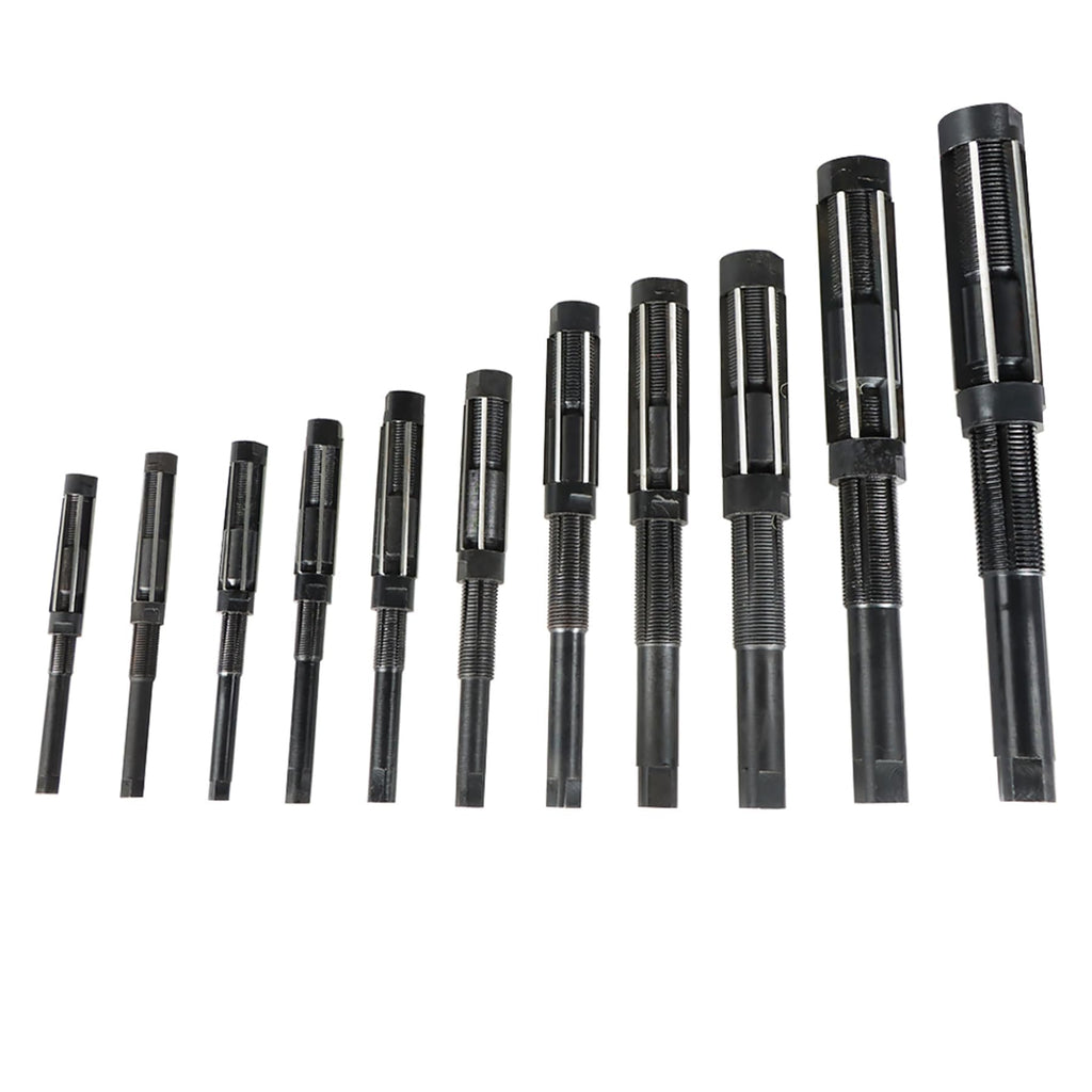 marddpair 11 Pcs H4-H14 Adjustable Hand Reamers Set, 11.75mm-38mm, HSS
