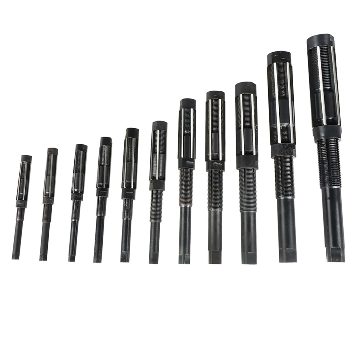 marddpair 11 Pcs H4-H14 Adjustable Hand Reamers Set, 11.75mm-38mm, HSS