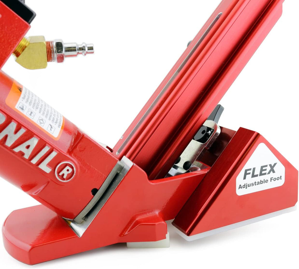 50PFLEXW Pneumatic 18 Gauge L-Cleat Flooring Nailer with Flex Adjustable Base