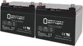 Mighty Max Battery ML35-12 - 12V 35AH Battery for Pride Jazzy Select Electric Wheelchair - 2 Pack