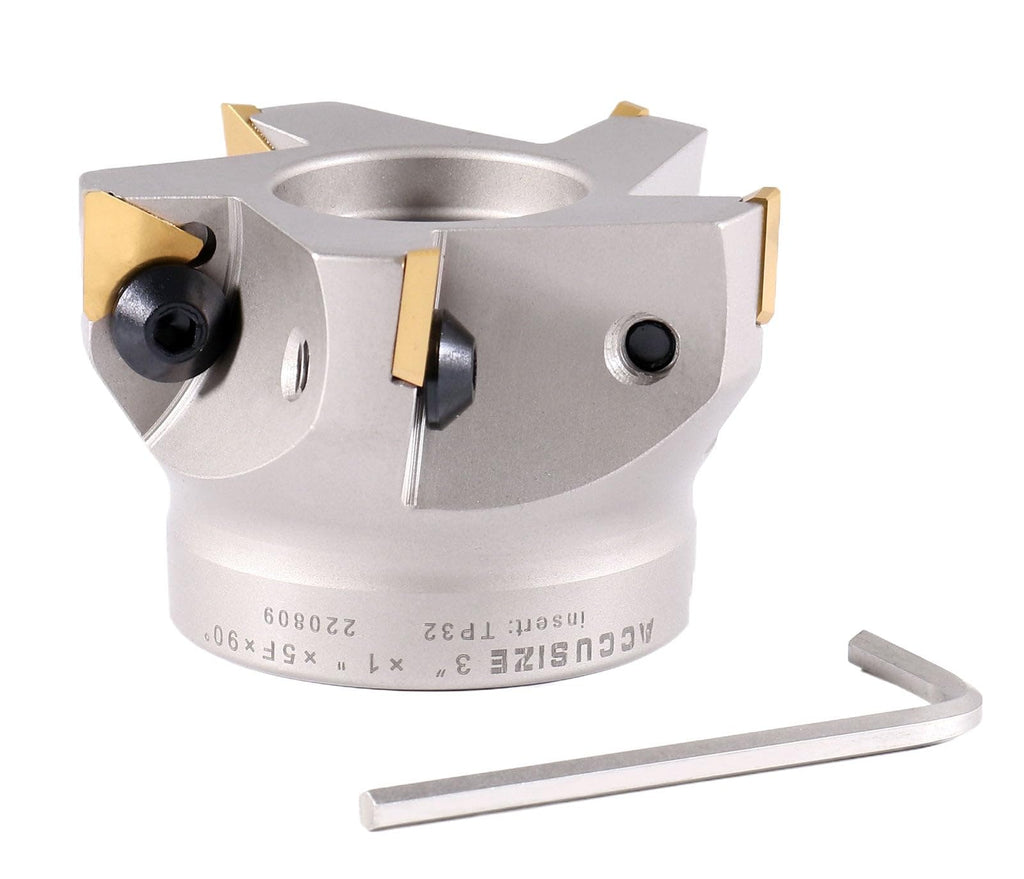 Accusize Indexable Face Shell Milling Cutter, 3 in, 3508-0018