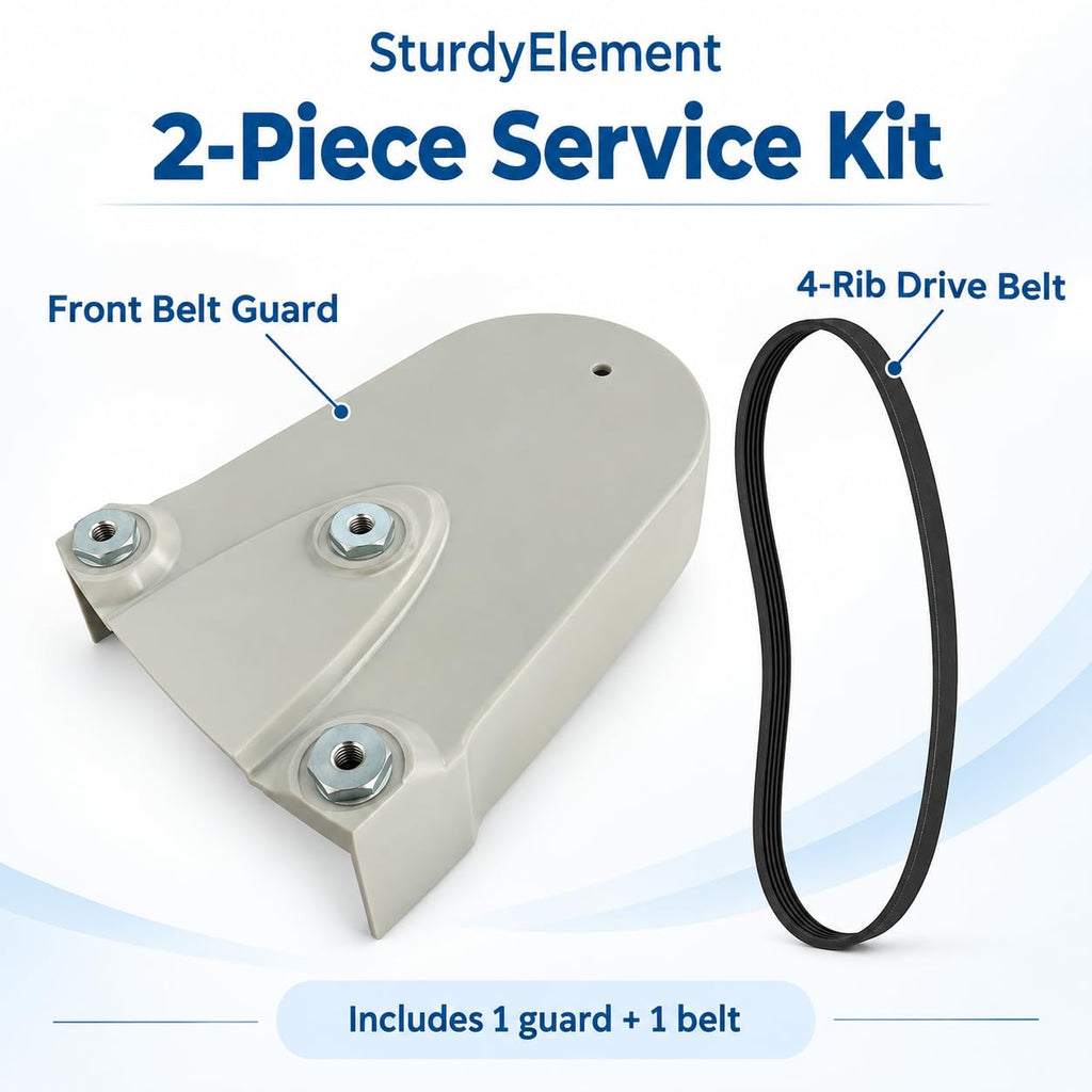 SturdyElement Belt Guard and Drive Belt Kit Compatible with STIHL TS800