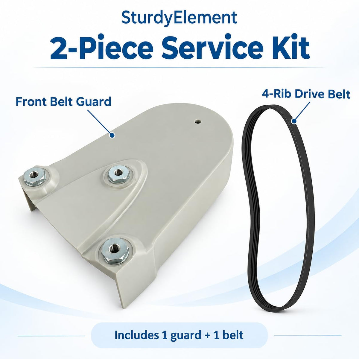 SturdyElement Belt Guard and Drive Belt Kit Compatible with STIHL TS800