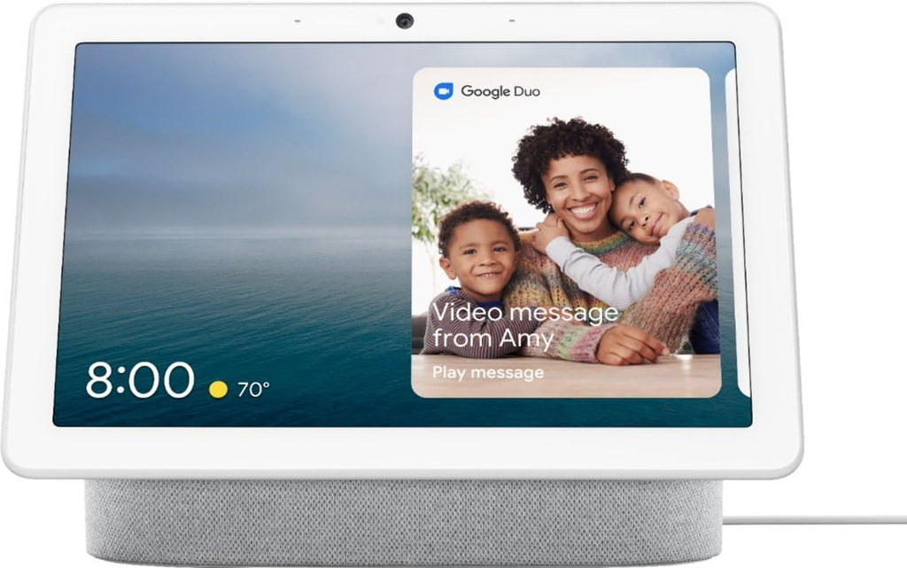 Nest Hub Max 10" Smart Display with Google Assistant - Chalk