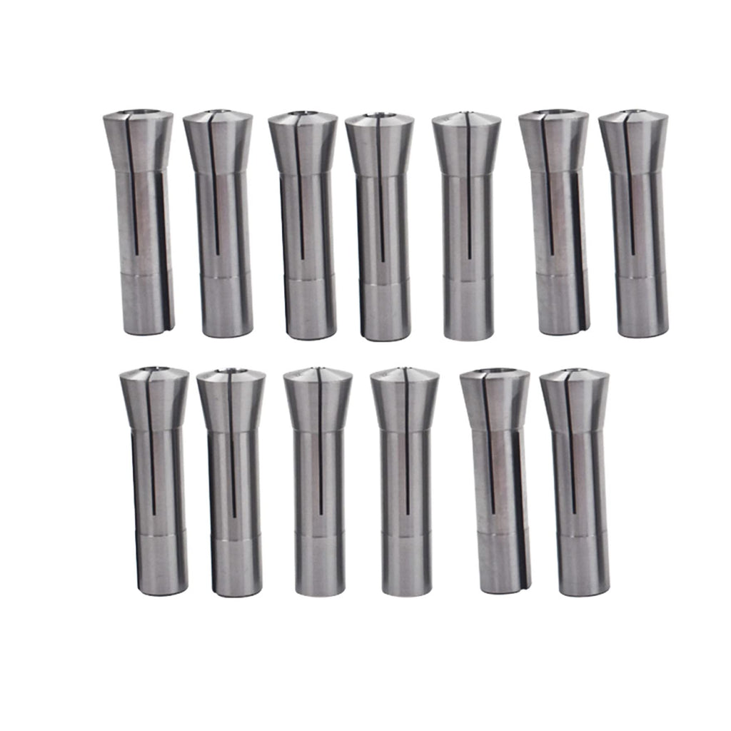 waltyotur R8 Collet Set 1/8-7/8 Inch 0.0006 TIR 13 Pack