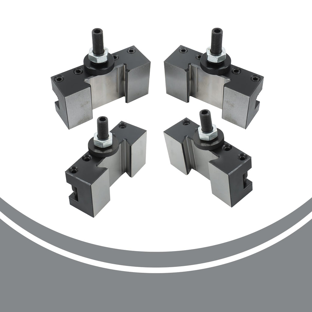 4Pcs BXA Tool Post Tool Holder Quick Change Turning and Facing Holder for Lathe