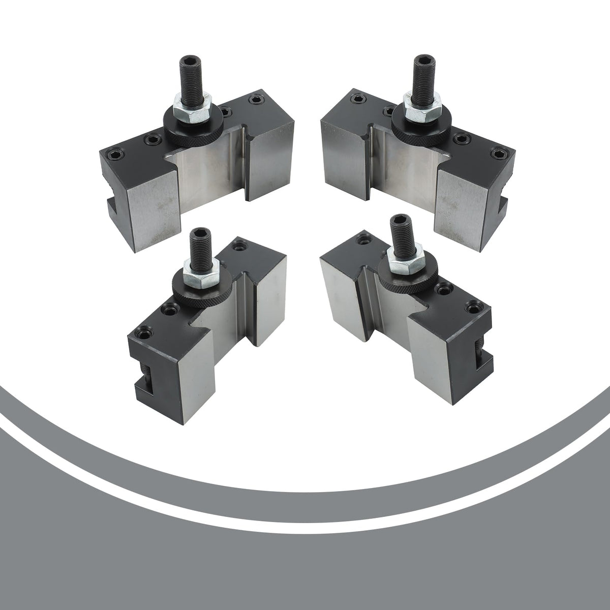 4Pcs BXA Tool Post Tool Holder Quick Change Turning and Facing Holder for Lathe