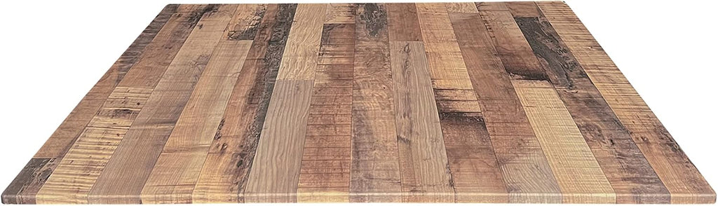 Co. 36" x 36" Rustic, Indoor/Outdoor All-Season EuroSlim Table Top