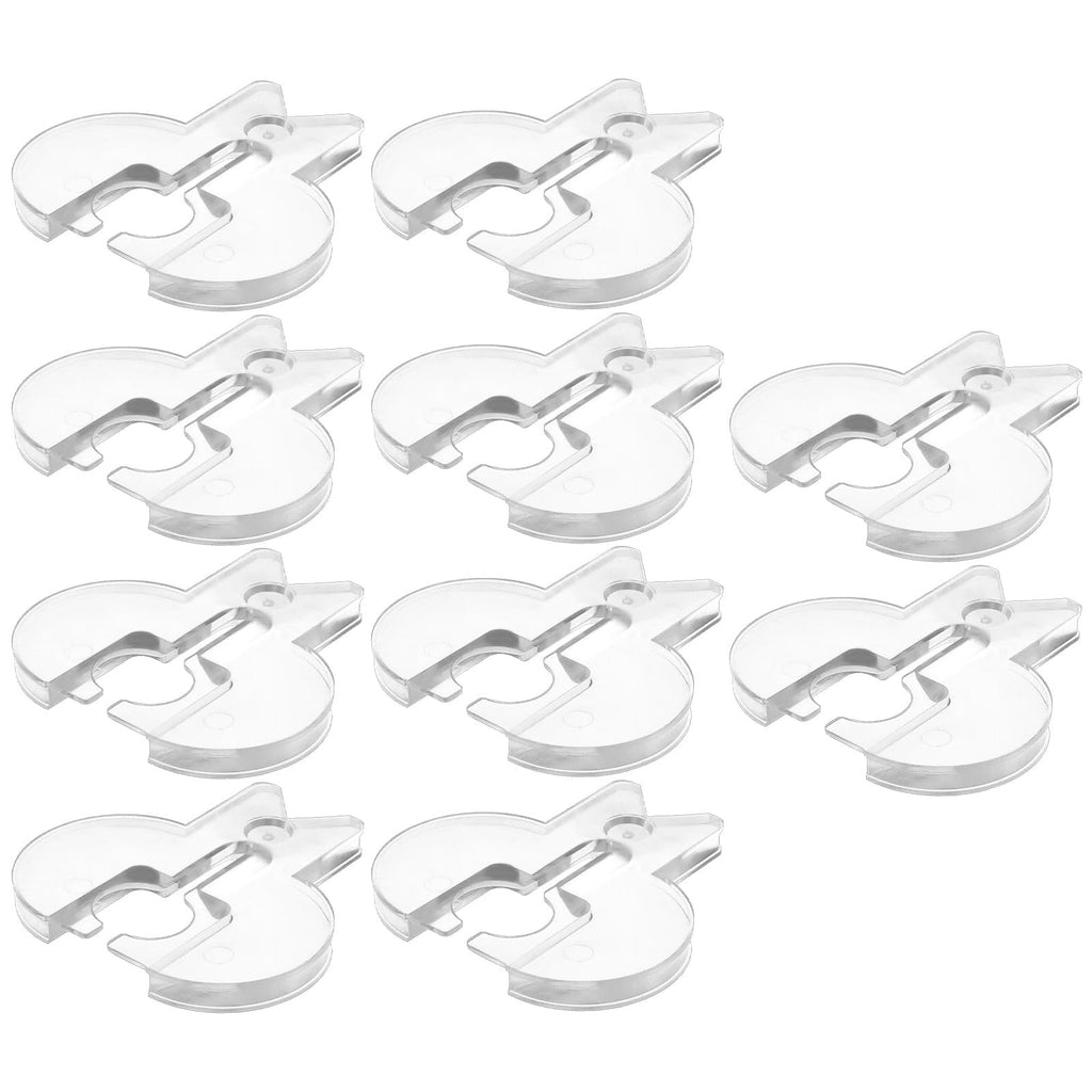 SG Store 10Pcs Anti-Splinter Guards Jig Saw Anti-Burr Gasket 2607010079 Compatible with Bosch GST800 GST65 GST85 PST 650L Transparent