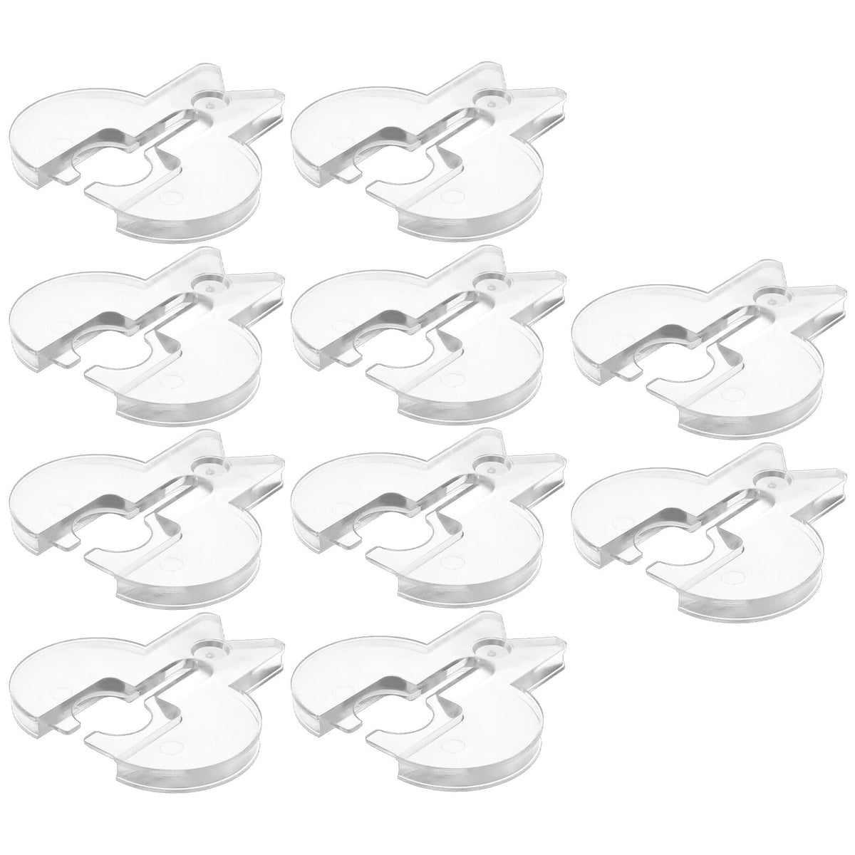 SG Store 10Pcs Anti-Splinter Guards Jig Saw Anti-Burr Gasket 2607010079 Compatible with Bosch GST800 GST65 GST85 PST 650L Transparent