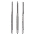 uxcell 3pcs Metric Hand Tap Set, M3 x 0.5 Taper/Plug/Bottom Thread Screw Taps, High Speed Steel Hand Threading Tapping Tool Kit