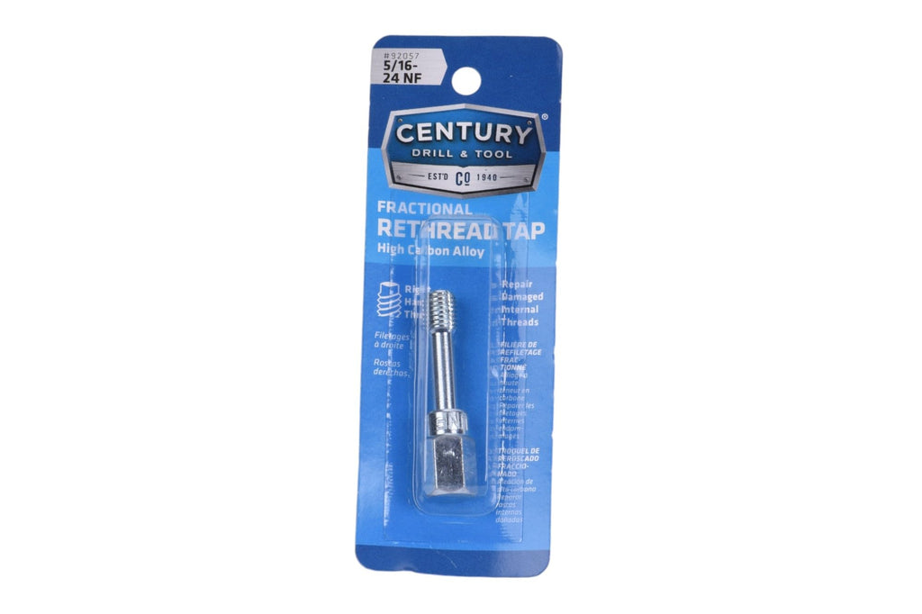 Century Drill & Tool 92057 Fractional Right Hand Rethreading Tap, 5/16-24
