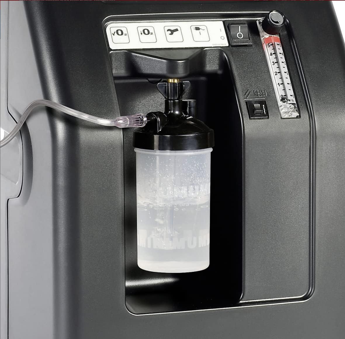 Easy Glide HUM-ROS6 HIGH Flow Oxygen Bubbler Bottle - Humidity for Oxygen Therapy