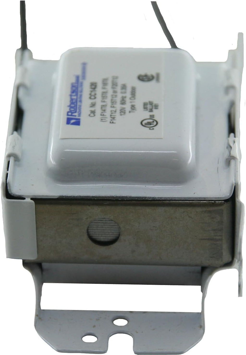 Robertson CC1420P /A V1 Magnetic Preheat Start Fluorscent Ballast (3P10061), 120Vac input, for 1 ea. F14T8, F15T8, F14T12, F15T12 or F20T12 Lamp (14W-20W), Qty 1