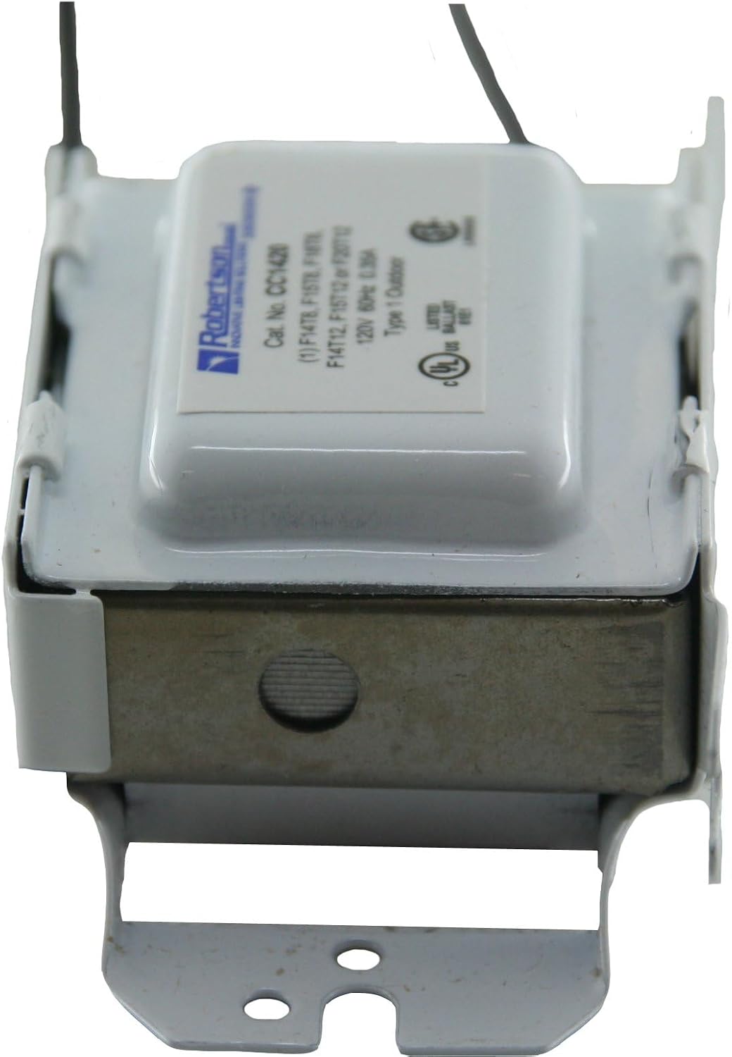 Robertson CC1420P /A V1 Magnetic Preheat Start Fluorscent Ballast (3P10061), 120Vac input, for 1 ea. F14T8, F15T8, F14T12, F15T12 or F20T12 Lamp (14W-20W), Qty 1