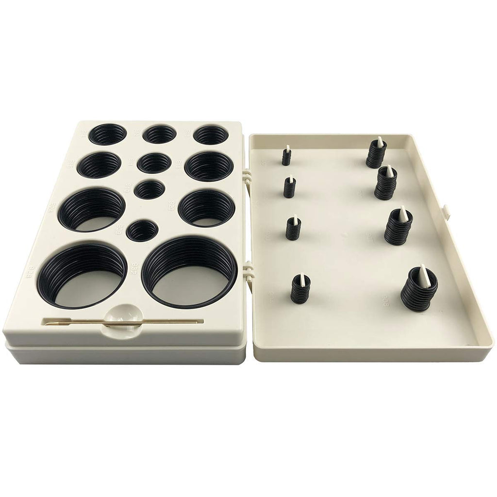 SAE O-Ring BOSS Hydraulic 212 Piece O Ring Assortment Seal Kit Buna-N 90 for Hydraulic Fittings Hoses