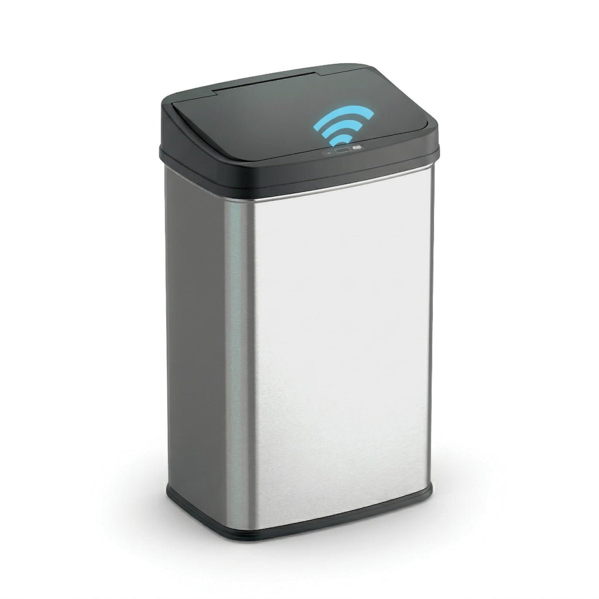 13 Gallon Automatic Trash Can, 50L Touchless Motion Sensor Garbage Can with Odor-Sealing Lid, Rectangular Stainless