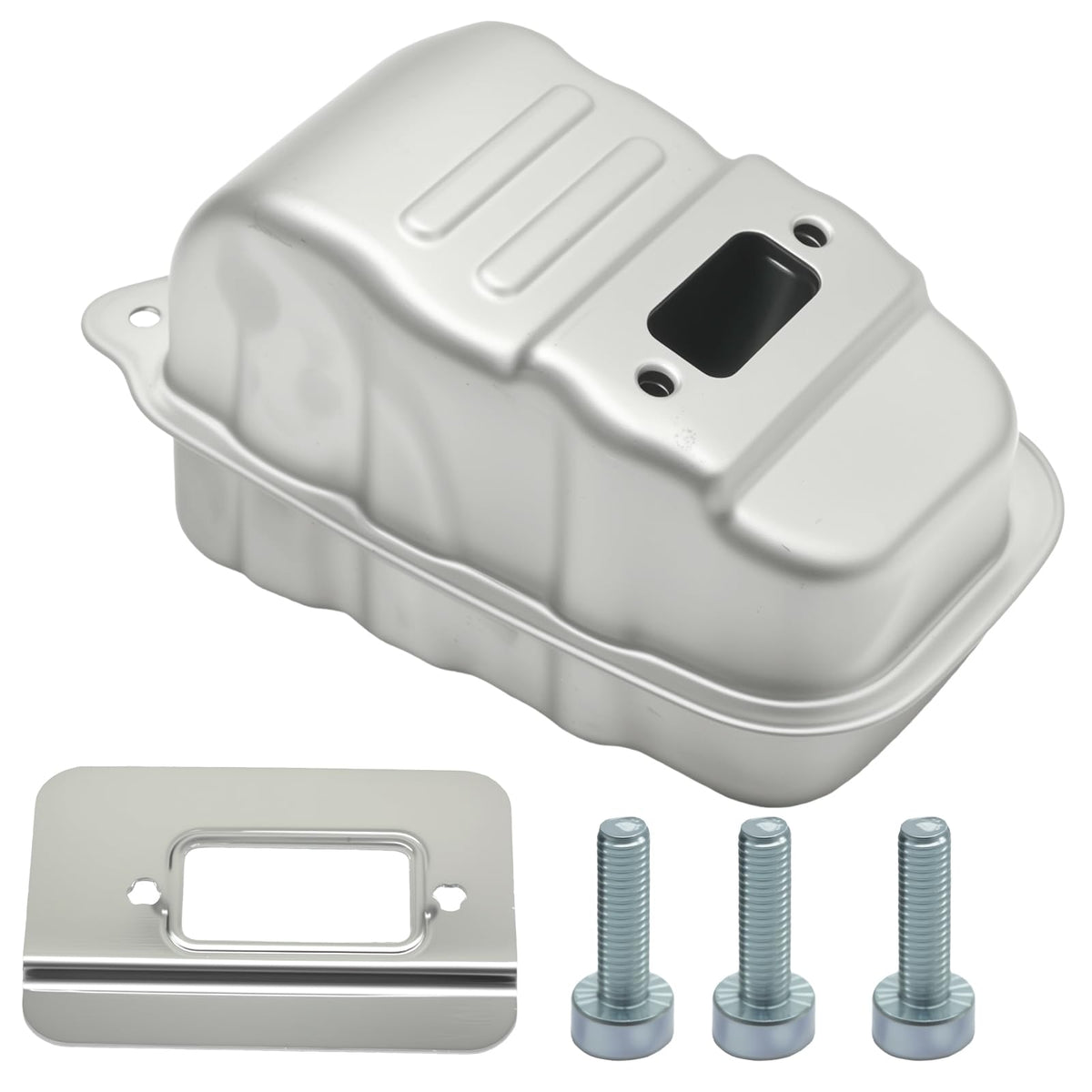 MDEOOSKY TS800 Muffler Exhaust Set with Screws, Replacement for Stihl TS700 TS800 Cut-Off Saws, Replaces 42241400606 4224-140-0606