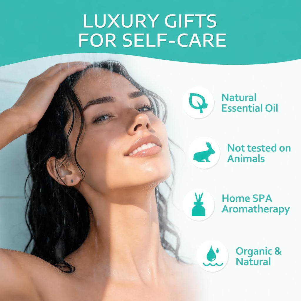 Shower Steamers Aromatherapy - 18 Pack Christmas & Birthday Gifts for Women, Mom Wife Her Teens, Stocking Stuffers
