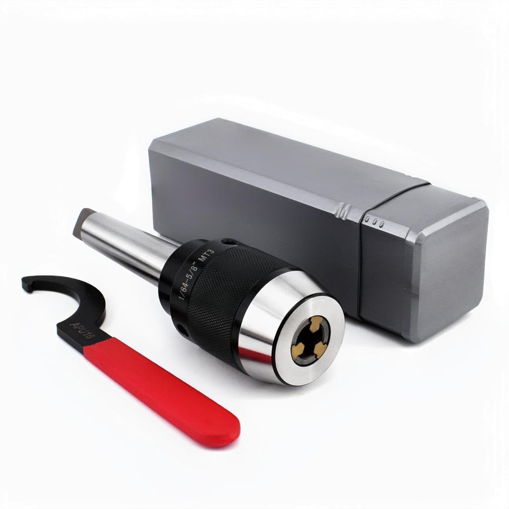 MT3 Keyless Drill Chuck 1/64" - 5/8" Titanium Jaws