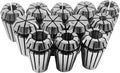EATAKWARD 12Pcs ER-16 Collet Set ER-16 Spring Collet Set, 1/32'' - 3/8'' Fit for CNC Milling and Turning Tools