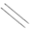 uxcell 2pcs Straight Flute Screw Taps 6-32 UNC 2B Thread 4" Extra Long HSS6542 Machine Threading Milling Tap Tapping Tools