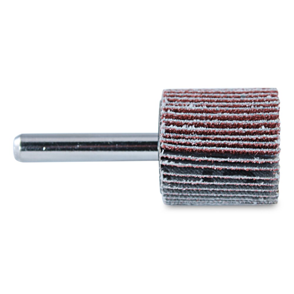 BHA 1 x 1 x 1/4 Aluminum Oxide Mounted Flap Wheel - 80 Grit - 5 Pack