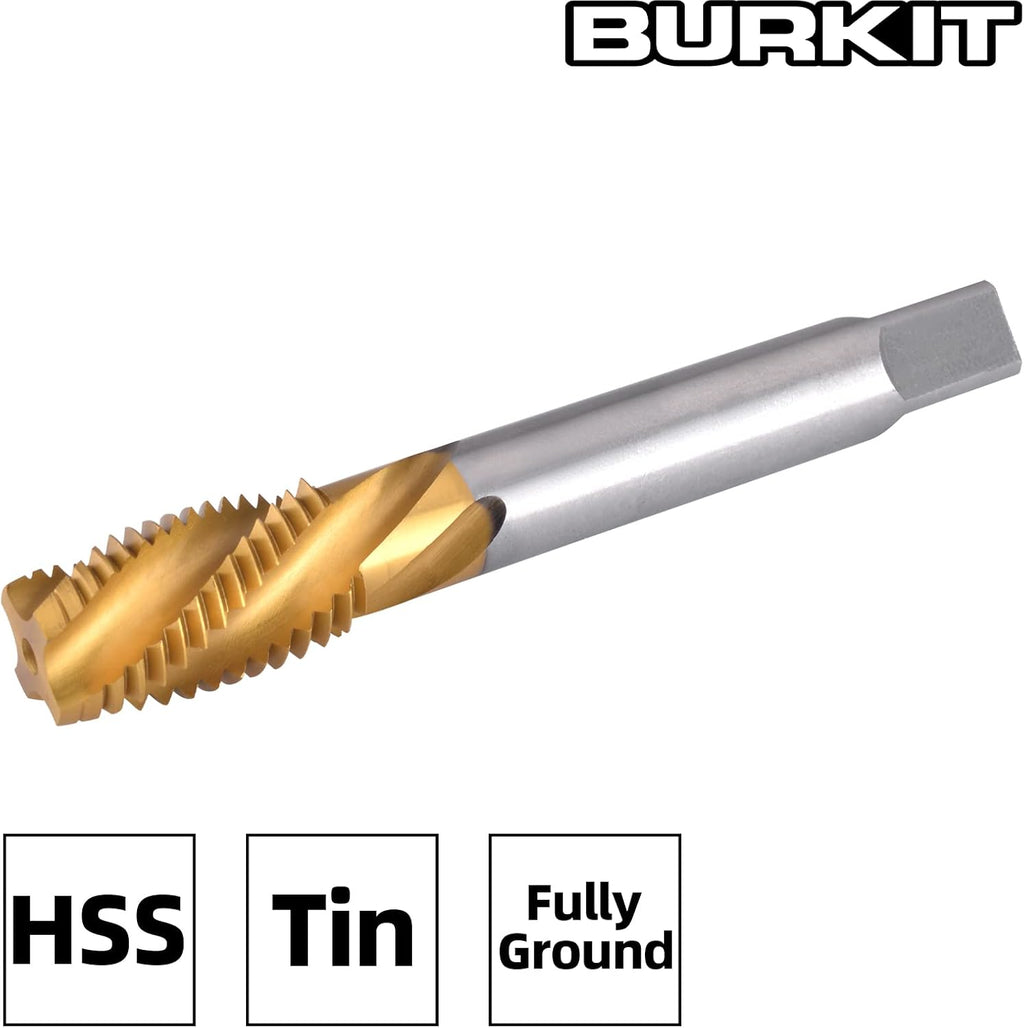 Burkit M16 X 1 Titanium Coating Spiral Flute Tap