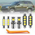15Pcs LED Interior Light Bulbs Kit for Jee'p Grand Cherokee 1999-2010