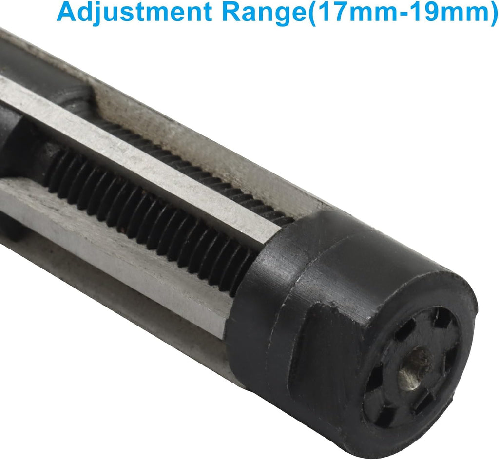 Piutouyar Adjustable Hand Reamer, Adjustment Range 17mm-19mm
