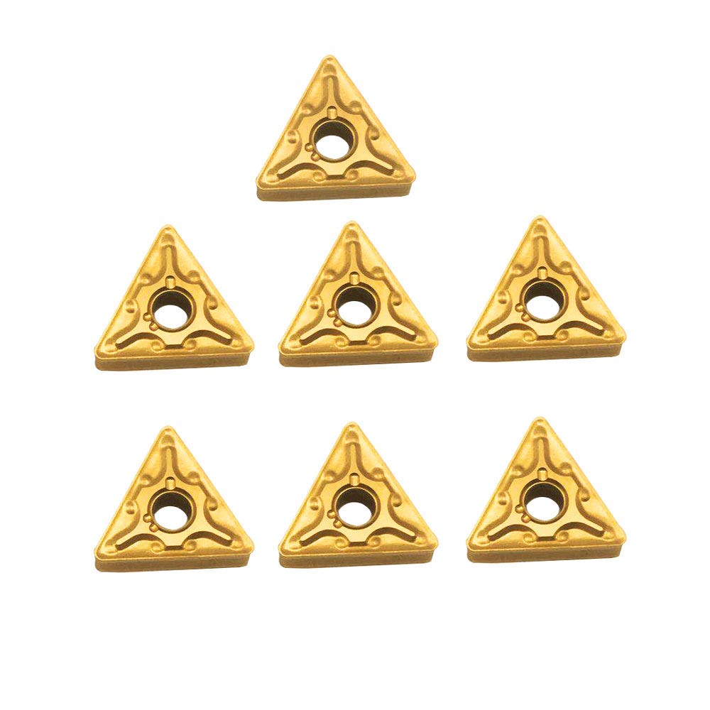 10pcs Carbide turnning Inserts TNMG332 TNMG160408 Carbide Insert for Lathe Turning Tool Holders (TNMG332(TNMG160408))