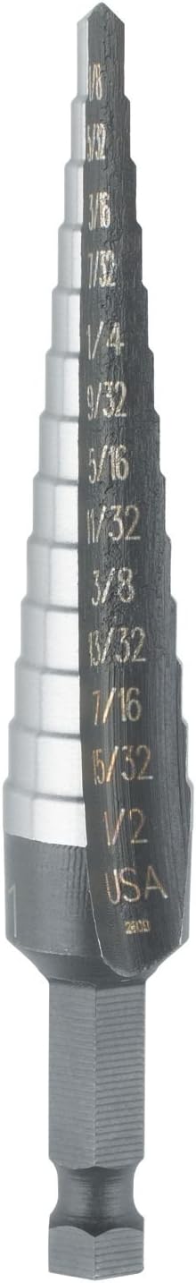 Irwin Tools IRWIN Step Drill Bit Set, General Purpose, 4-Piece (10225)