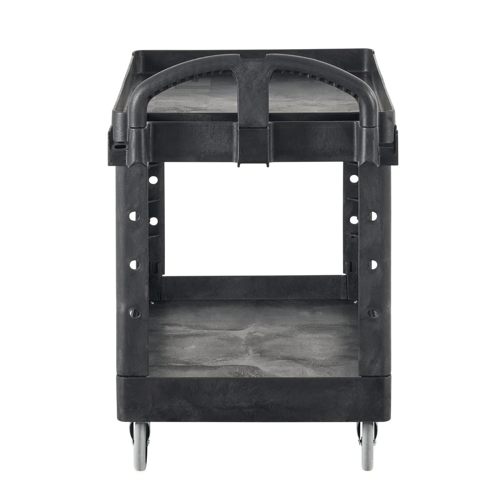 Brute Med 2-Shelf Utility Cart, 500lb, Black
