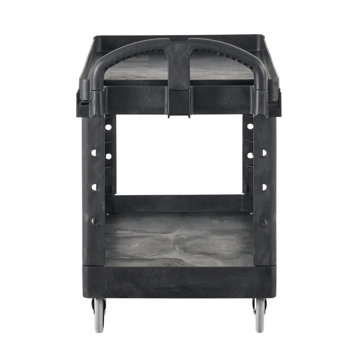 Brute Med 2-Shelf Utility Cart, 500lb, Black