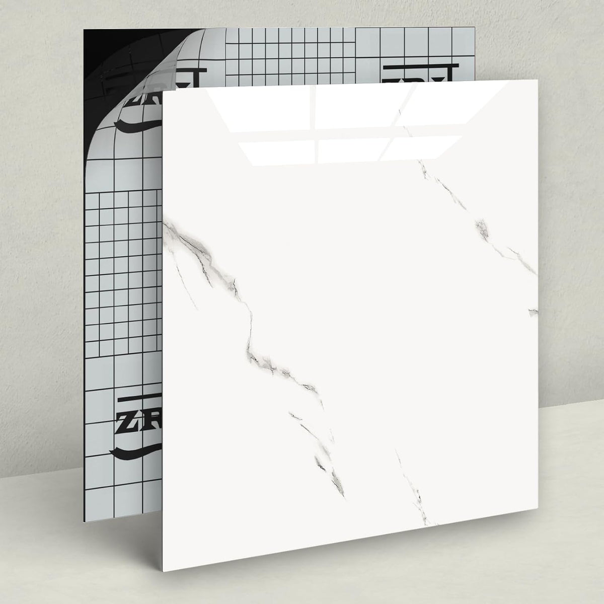 20-Pack Peel and Stick Floor Tiles Vinyl Floor 12 x 12 inch Self Adhesive Waterproof Glossy Flooring Planks DIY for