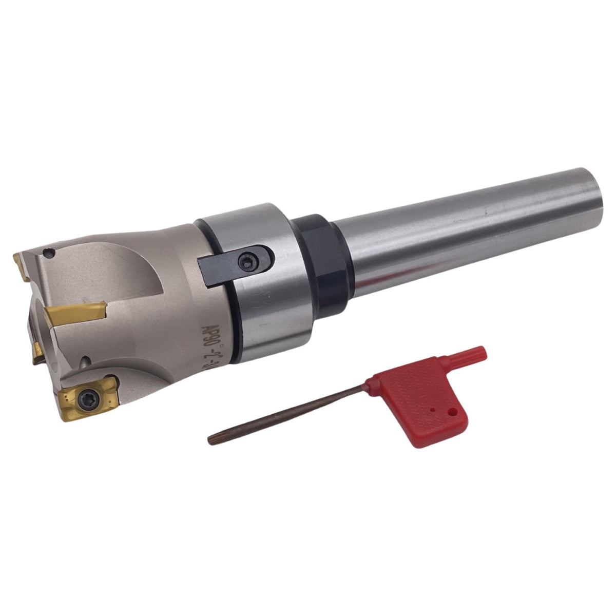 CME 2" 90° Indexable Face Mill w/ MT3 Arbor, APKT1604 Inserts Included, 4 Flutes