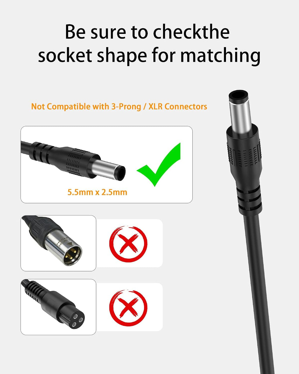 VHBW 42V 2A Charger for Hover-1 Alpha Journey Jive Highlander Scooters