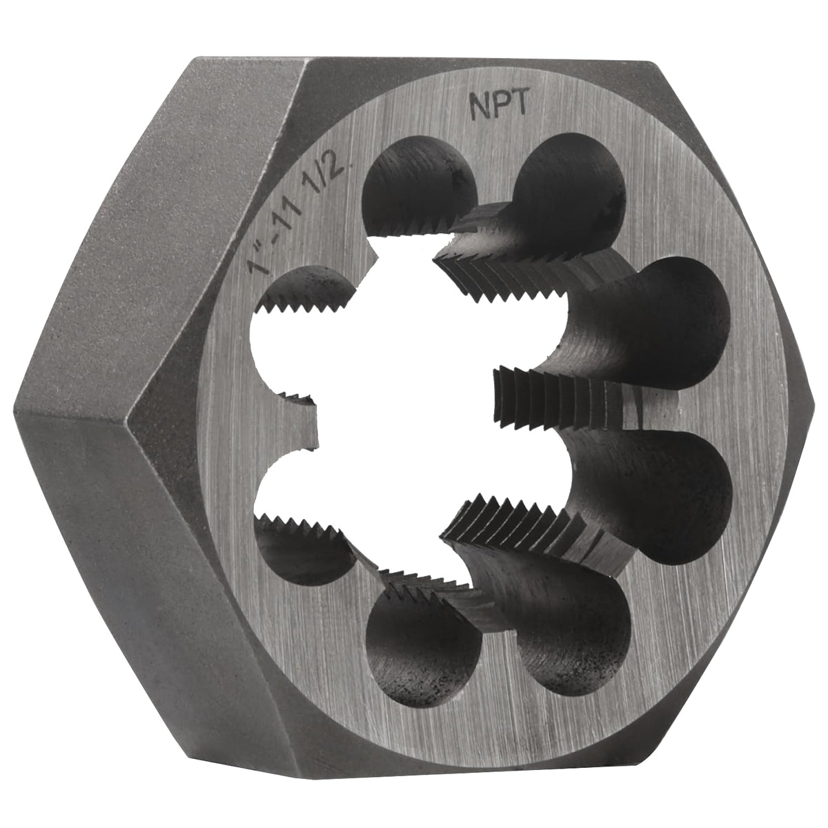 HOTYELL NPT Pipe Die, High Carbon Steel Rethreading Hex Die
