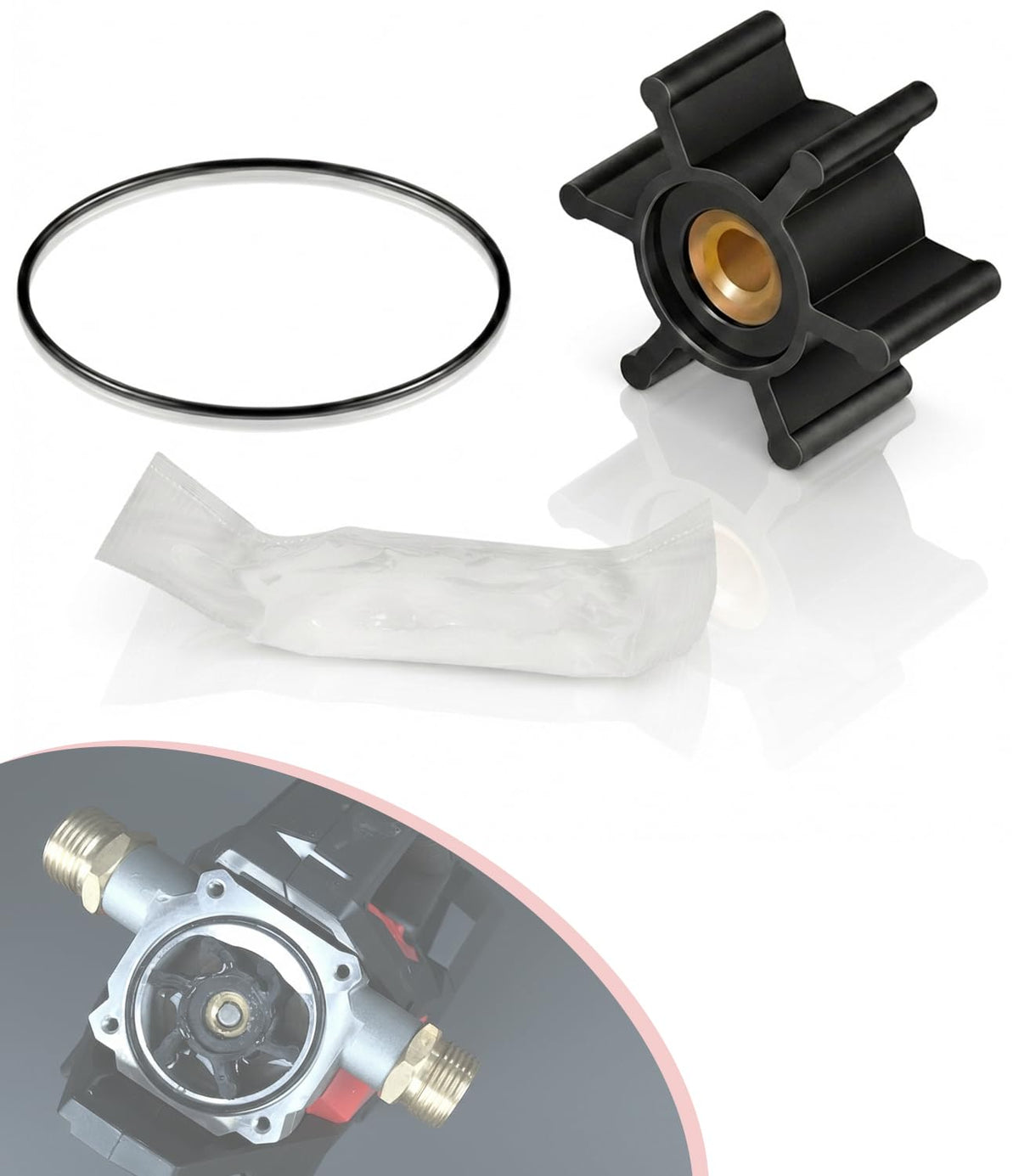 Replacement Impeller & O-Ring Kit Fit for Milwaukee M18 Transfer Pump, Replace 49-16-2771