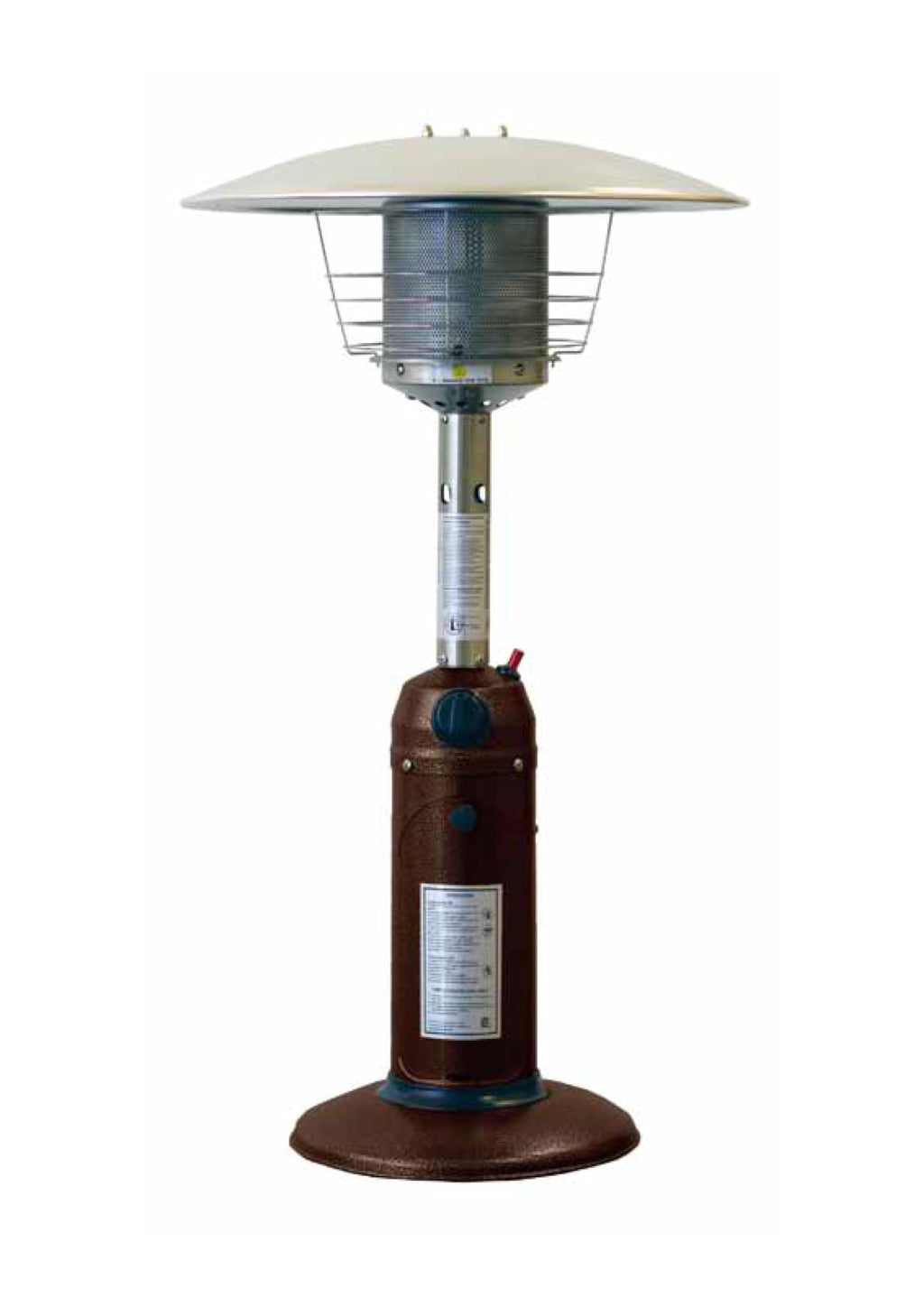 Portable Tabletop Patio Heater, 11000BTU, Propane Outdoor Heater, Variable Control, Anti-tilt Protection, Flameout