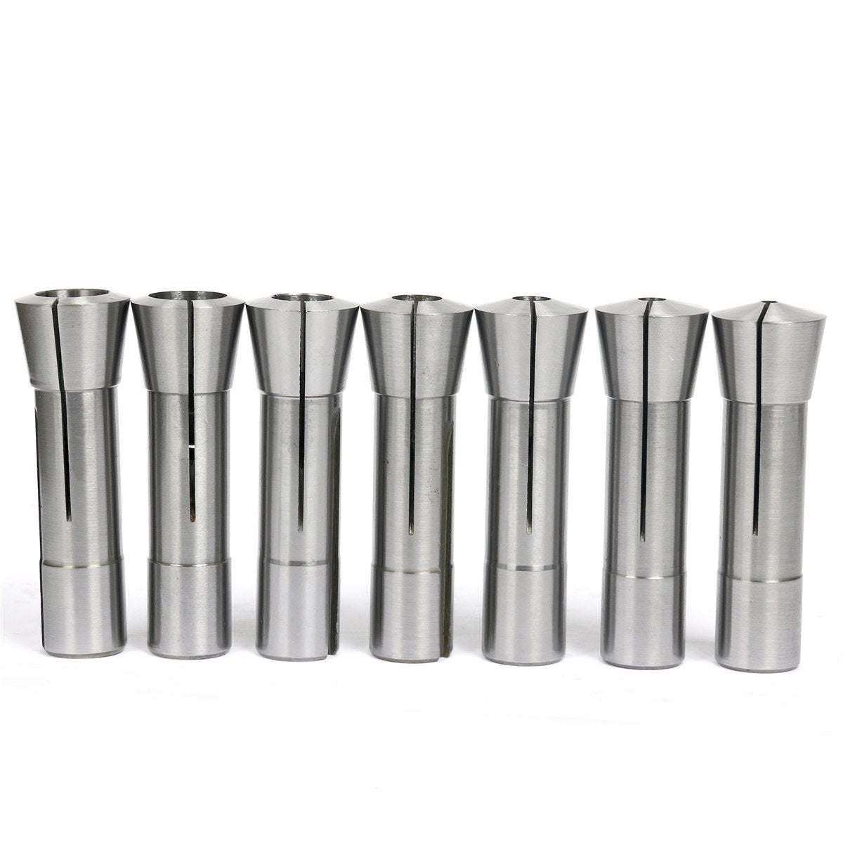 8MILELAKE 13pcs R8 Collets 1/8"-7/8" Precision R8 Collet Set for Bridgeport