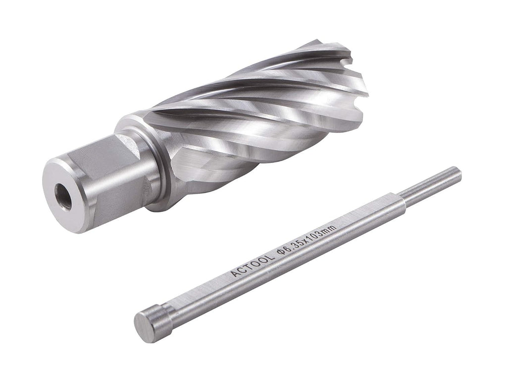 1" Diameter × 2" Depth of Cut HSS ANNULAR Cutter with 3/4'' Weldon Shank
