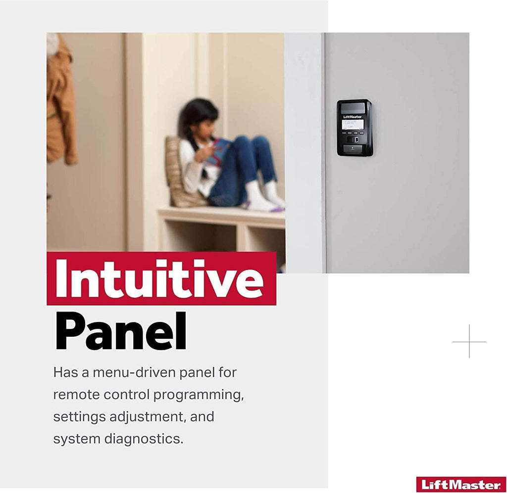 Liftmaster 880LMW Smart Control Panel ONLY Compatible with LiftMaster MyQ formats Security+ 2.0 and LiftMaster Wi-Fi